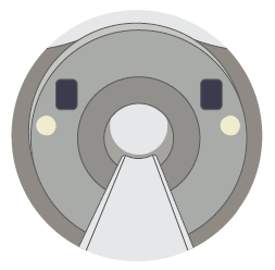 Image of a magnetic resonance imaging (MRI) scan, which uses a magnet and radio waves to take detailed pictures of the body.