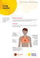 Thumbnail image of a lung cancer fact sheet