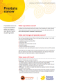 Thumbnail image of a prostate cancer fact sheet